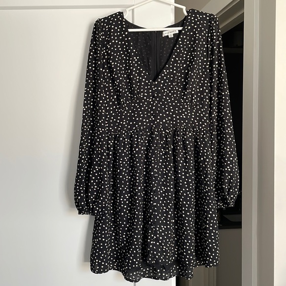 Cute Vintage Inspired Bell Sleeve Polka Dot Dress - Picture 1 of 6